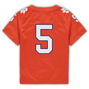 5ClemsonTigersNikePreschoolTeamReplicaFootballJersey-Orange