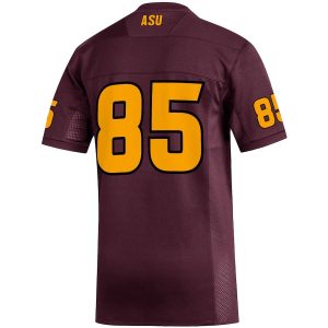 85ArizonaStateSunDevilsadidasReplicaFootballTeamJersey-Maroon-1