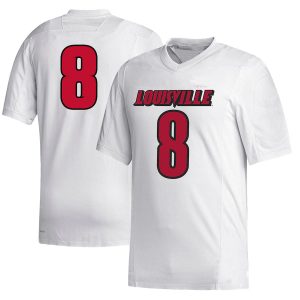 8LouisvilleCardinalsadidasAlumniReplicaJersey-White