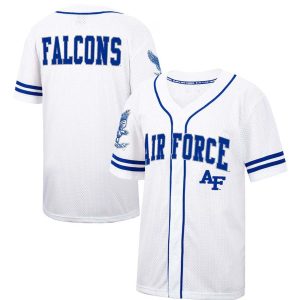 AirForceFalconsColosseumFreeSpiritedMeshButton-UpBaseballJersey-White-1