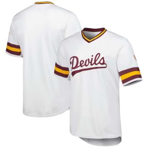 ArizonaStateSunDevilsReplicaBaseballJersey-White-1