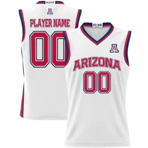 ArizonaWildcatsGameDayGreatsUnisexNILPick-A-PlayerLightweightBasketballJersey-White