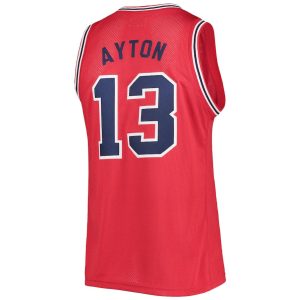 ArizonaWildcats_13DeandreAytonOriginalRetroBrandCommemorativeClassicBasketballJersey-Red-1