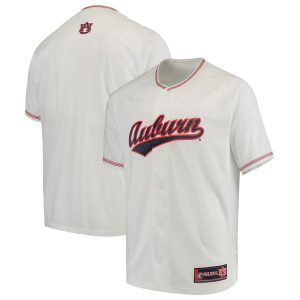 AuburnTigersUnderArmourPerformanceReplicaBaseballJersey-White