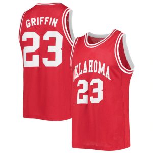 BlakeGriffinOklahomaSoonersOriginalRetroBrandCommemorativeClassicBasketballJersey-Crimson
