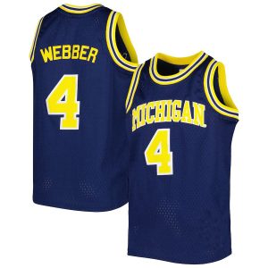 ChrisWebberMichiganWolverinesMitchell_NessYouthSwingmanReplicaJersey-Navy