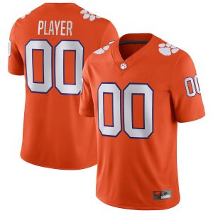 ClemsonTigersNikePick-A-PlayerNILReplicaFootballJersey-Orange