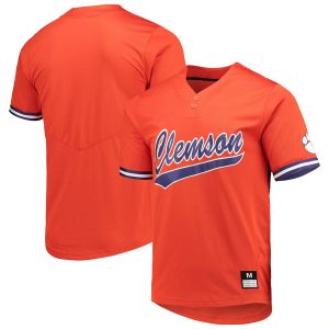 ClemsonTigersNikeUnisexTwo-ButtonReplicaSoftballJersey-Orange