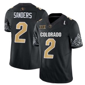ColoradoBuffaloes_2ShadeurSanders2024BlackHomeFootballJersey