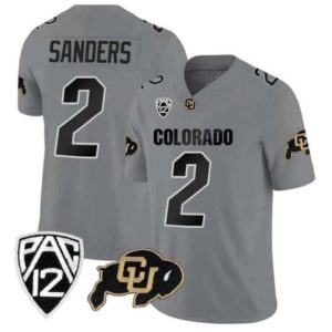 ColoradoBuffaloes_2ShadeurSanders2024GrayHomeAlternativeFootballJersey