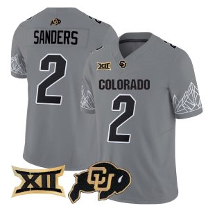 ColoradoBuffaloes_2ShadeurSanders2024GrayHomeFootballJersey