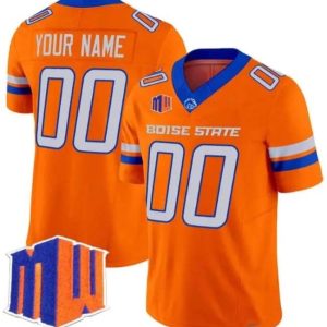CustomBoiseStateBroncosOrangeVaporLimitedFootball