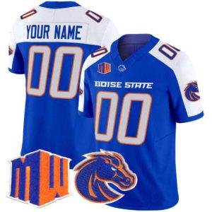 CustomBoiseStateBroncosRoyalVaporLimitedFootball-1