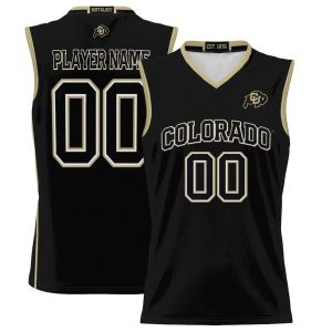 CustomColoradoBuffaloesGameDayGreatsUnisexLightweightNILPick-A-PlayerBasketballJersey-Black-1