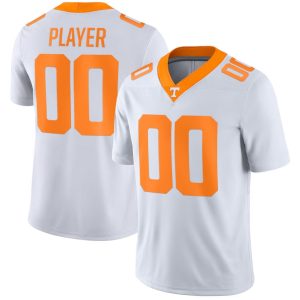 CustomTennesseeVolunteersPick-A-PlayerNILReplicaFootballJersey-White-1