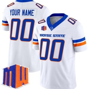 Custom_Boise_State_Broncos_White_Vapor_Limited_Football