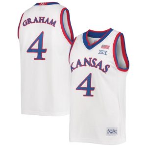 Devonte_GrahamKansasJayhawksOriginalRetroBrandCommemorativeClassicBasketballJersey-White