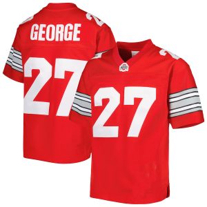 EddieGeorgeOhioStateBuckeyesMitchell_NessYouthReplicaJersey-Scarlet-1