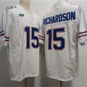 F.Gators_15AnthonyRichardsonWhiteStitchedJersey