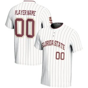 FloridaStateSeminolesGameDayGreatsUnisexNILPick-A-PlayerLightweightSoftballJersey-White-1
