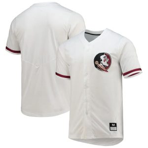 FloridaStateSeminolesNikeFull-ButtonReplicaSoftballJersey-White