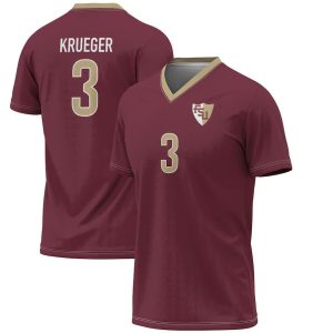 FloridaStateSeminoles_3CaseyKruegerGameDayGreatsYouthLightweightAlumniSoccerJersey-Garnet-1