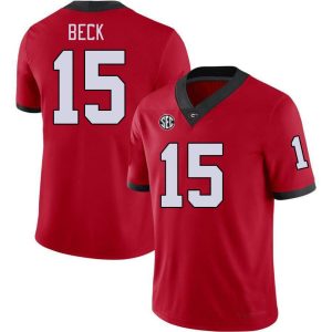 G.Bulldogs_15CarsonBeckRedCollegeFootballJerseyStitchedAmericanCollegeJerseys-1