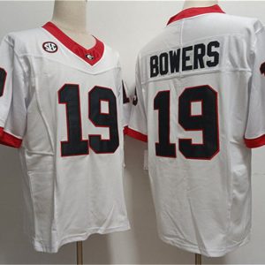 G.Bulldogs_19BrockBowersWhiteStitchedJersey