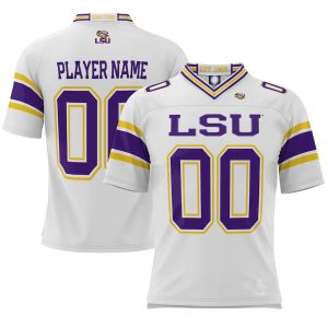 LSUTigersProSphereNILPick-A-PlayerFootballJersey-White