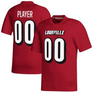LouisvilleCardinalsadidasPick-A-PlayerNILReplicaFootballJersey-Red