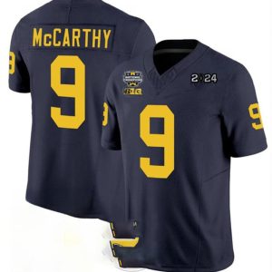 M.Wolverines_9J.J.McCarthy2024F.U.S.E.NavyNationalChampionshipStitchedJersey