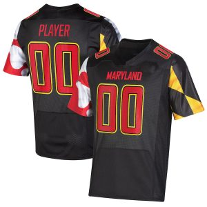 MarylandTerrapinsUnderArmourPick-A-PlayerNILReplicaFootballJersey-Black
