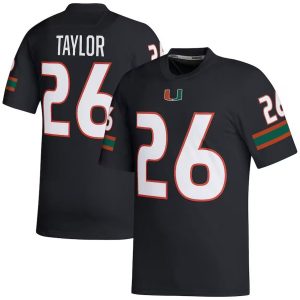 MiamiHurricanes_26SeanTaylorRetiredFootballPlayerJersey-Black-1