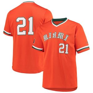 MiamiHurricanesadidasPrimegreenBaseballJersey-Orange