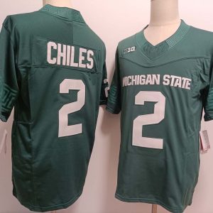 MichiganStateSpartans_2AidanChilesGreenFUSECollegeFootballJersey-1