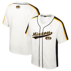 MissouriTigersColosseumRuthButton-UpBaseballJersey-Cream-1