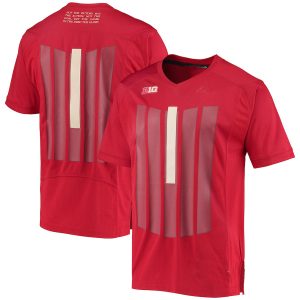 NebraskaHuskersadidasStrategyBaseballJersey-Scarlet