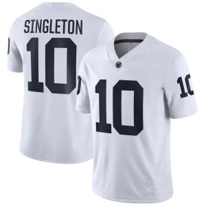 NicholasSingletonPennStateNittanyLionsNikeNILReplicaFootballJersey-White