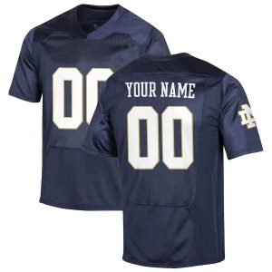 NotreDameFightingIrishUnderArmourReplicaCustomJersey-Navy-1