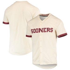 OklahomaSoonersNikeReplicaBaseballJersey-Natural