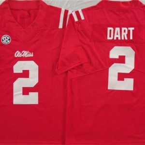 OleMissRebels_2JaxsonDartRedStitchedjersey