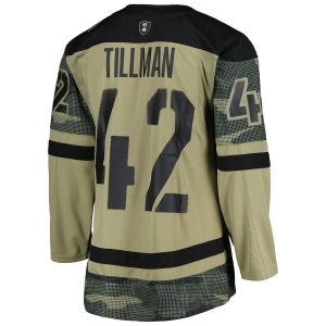 PatTillmanArizonaStateSunDevilsadidasCamoHockeyJersey-Olive