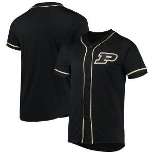 PurdueBoilermakersNikeReplicaBaseballJersey-Black-1