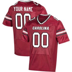 SouthCarolinaGamecocksUnderArmourCustomReplicaJersey-Garnet