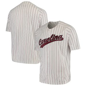 SouthCarolinaGamecocksUnderArmourPerformanceReplicaBaseballJersey-White-1