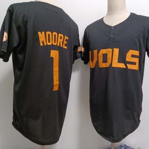 TennesseeVolunteers_1ChristianMooreGreyWithPatchStitchedBaseballJersey