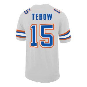 TimTebowFloridaGatorsJordanBrandRingofHonorUntouchableReplicaJersey-White