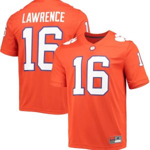 TrevorLawrenceClemsonTigersNike2021DraftClassGameJersey-Orange