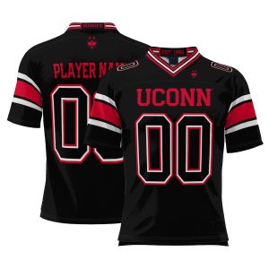 UConnHuskiesProSphereNILPick-A-PlayerFootballJersey-Black