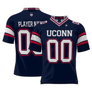 UConnHuskiesProSphereNILPick-A-PlayerFootballJersey-Navy